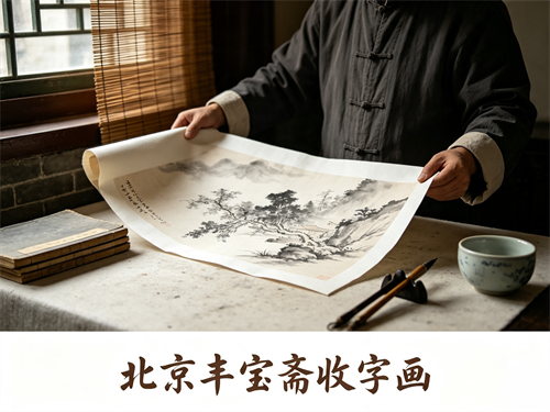  北京本地回收字画古籍，北京丰宝斋上门鉴定，交易自愿不强迫
