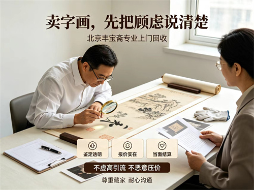 字画收购拒绝套路，北京丰宝斋以耐心对待每一位藏家