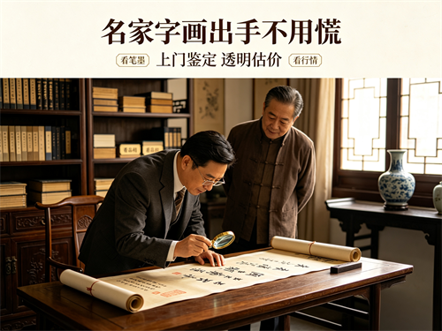  北京字画上门回收哪家靠谱？丰宝斋不坑人不骗人重视口碑