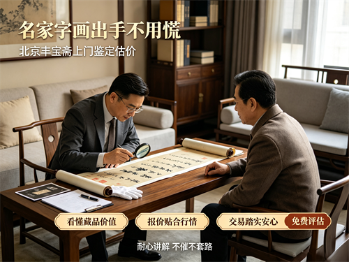 字画收购拒绝各类套路，北京丰宝斋以耐心善待每一位藏家