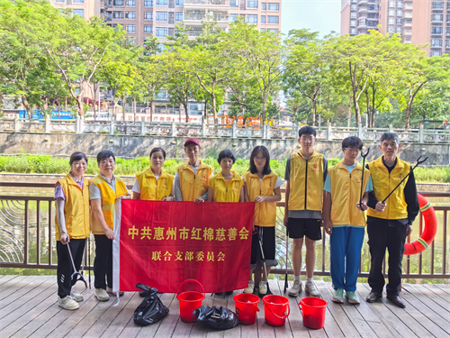 广东惠州：美化大地 环保公益 志愿护河美化家园