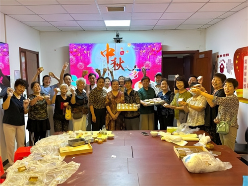 天津北辰泰来东里社区开展冰皮月饼手工制作活动